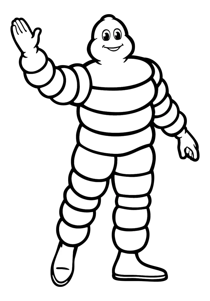 Michelin-Salute-pose